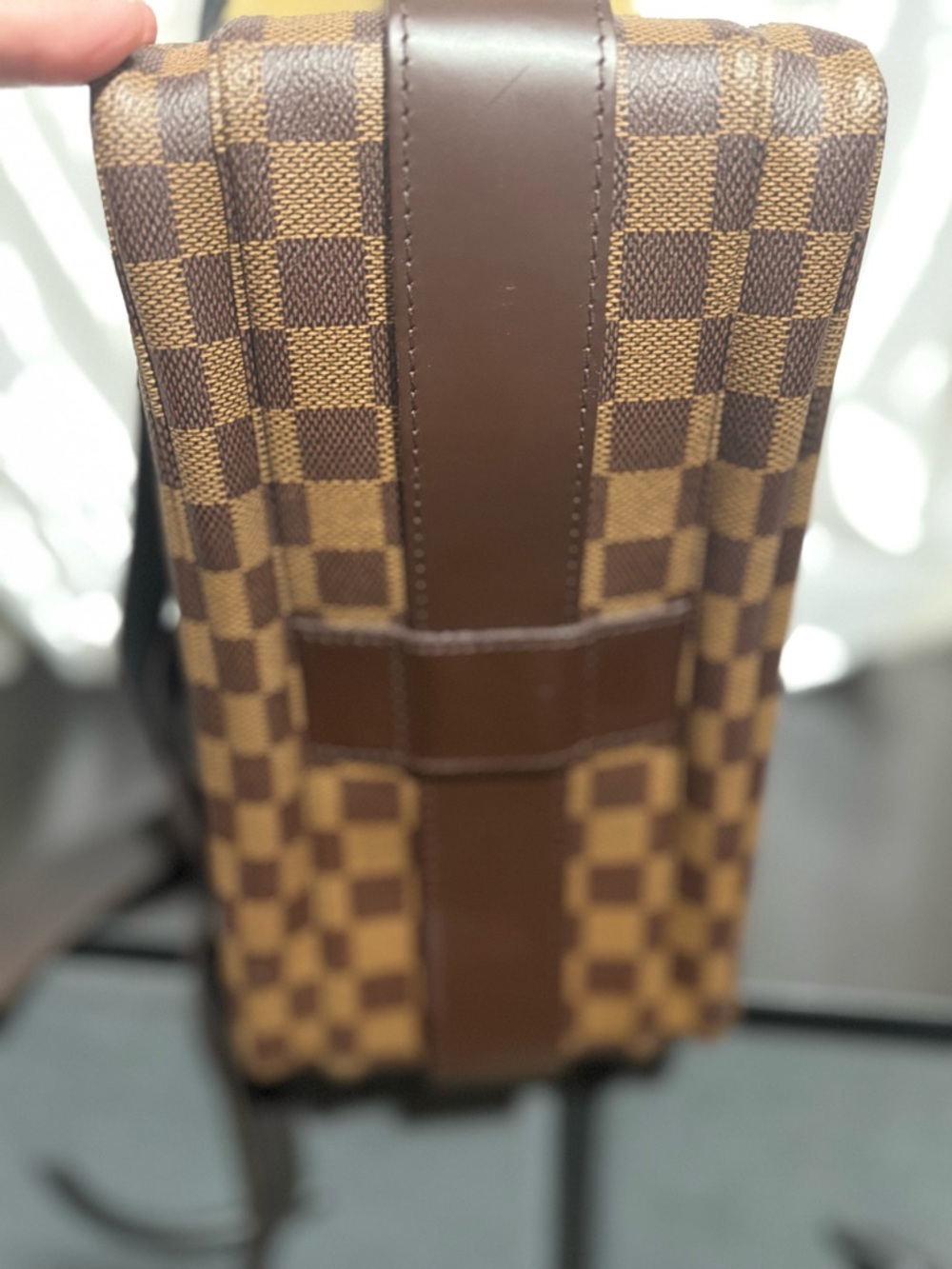 Louis Vuitton Naviglio Damier Ebene Messenger Bag - COA & Dustbag - Picture 5 of 7